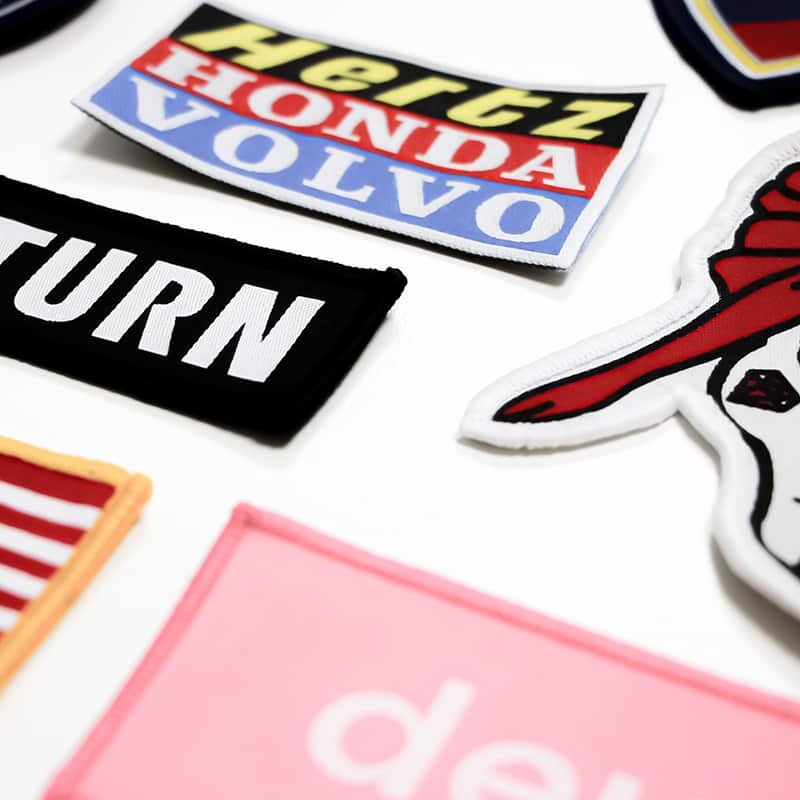 Geweven badges