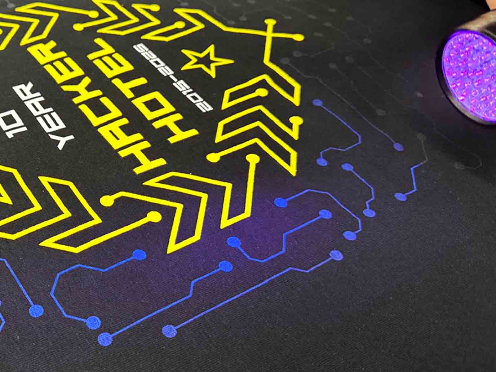 uv inkt zeefdruk