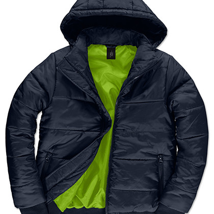 B&C COLLECTION BCJM940 Jassen in Navy / Neon Green