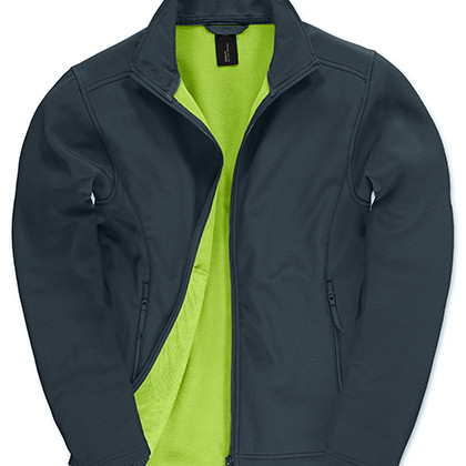 B&C COLLECTION BCJUI62 Jassen in Navy / Neon Green