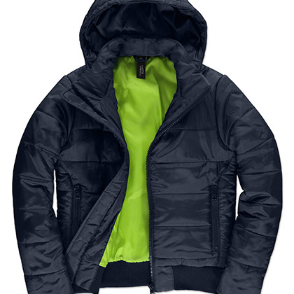 B&C COLLECTION BCJW941 Jassen in Navy / Neon Green
