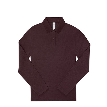 B&C BE INSPIRED BCPW464 Poloshirts in Heather Burgundy