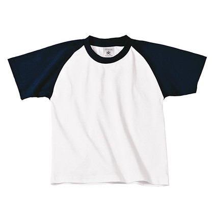 B&C BE INSPIRED BCTK350 T-shirts in White / Navy