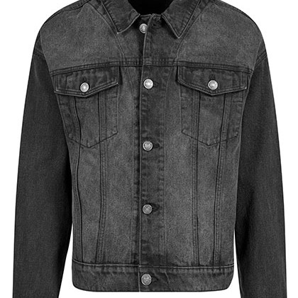 Build Your Brand BY312 Jassen in Black Washed