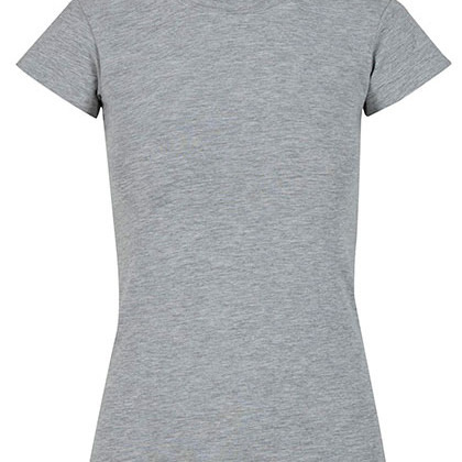 Build Your Brand BY384 T-shirts in Heather Grey