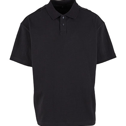 Build Your Brand BY421 Poloshirts in Black