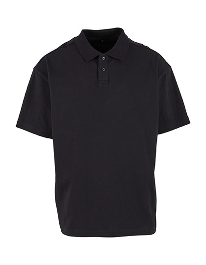 Build Your Brand BY421 Poloshirts in Black