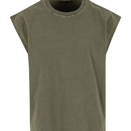 Build Your Brand BY436 T-shirts in Warm Khaki