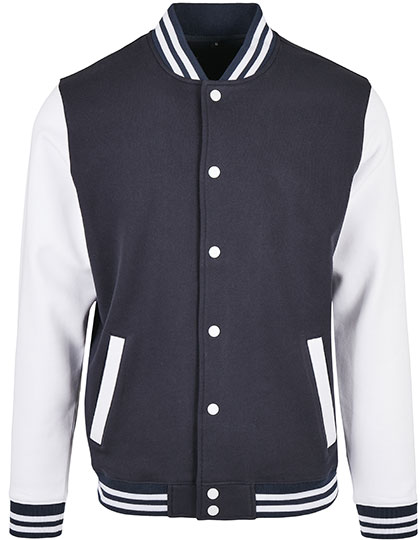 Build Your Brand Basic BYBB004 Jassen in Navy / White