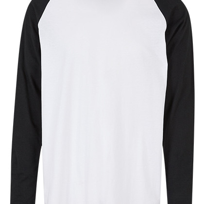 Build Your Brand Basic BYBB023 T-shirts in White / Black