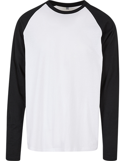 Build Your Brand Basic BYBB023 T-shirts in White / Black
