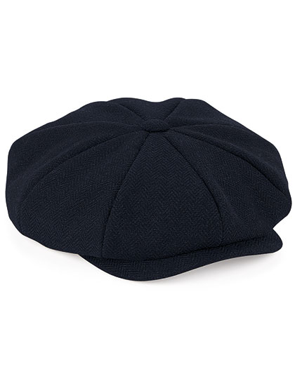 Beechfield CB628 Petten in Navy Herringbone
