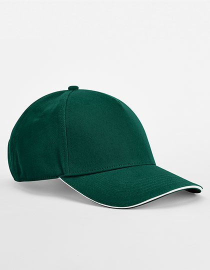 Beechfield CB825C Petten in Bottle Green / White