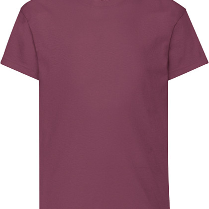 Fruit of the Loom F110K T-shirts in Burgundy
