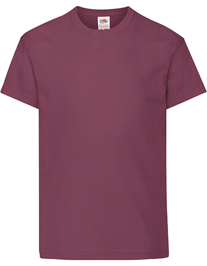 Fruit of the Loom F110K T-shirts in Burgundy