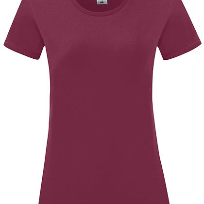 Fruit of the Loom F131 T-shirts in Burgundy