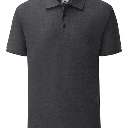 Fruit of the Loom F502 Poloshirts in Dark Heather Grey