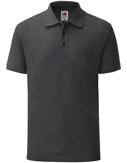 Fruit of the Loom F502 Poloshirts in Dark Heather Grey