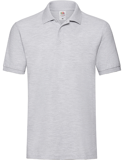 Fruit of the Loom F511N Poloshirts in Heather Grey