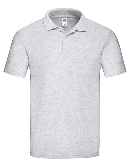 Fruit of the Loom F513 Poloshirts in Heather Grey