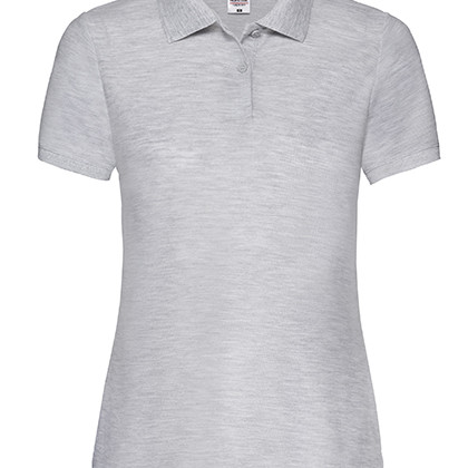 Fruit of the Loom F517 Poloshirts in Heather Grey