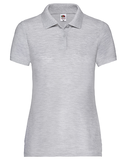 Fruit of the Loom F517 Poloshirts in Heather Grey