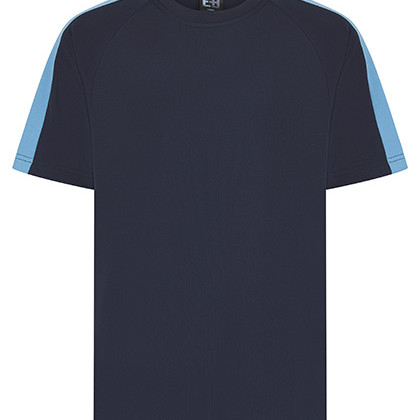 Finden+Hales FH290 T-shirts in Navy / Sky