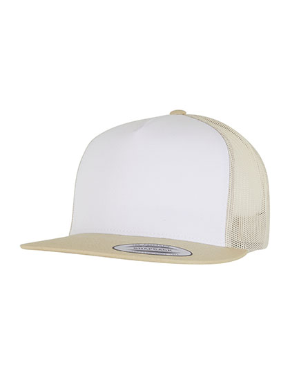 FLEXFIT FX6006W Petten in Gold / White / Beige