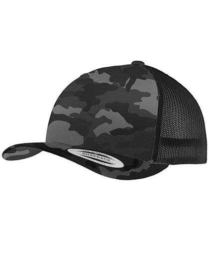 FLEXFIT FX6606C Petten in Dark Camo / Black