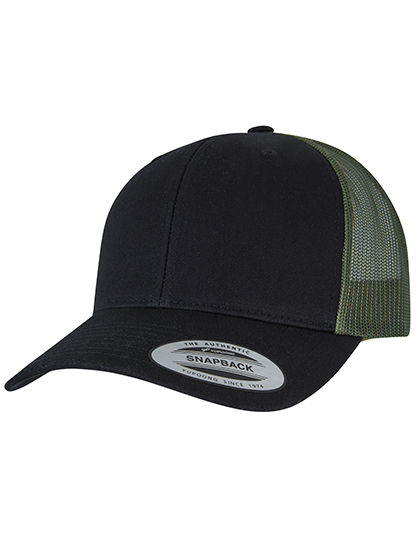 FLEXFIT FX6606T Petten in Black / Loden