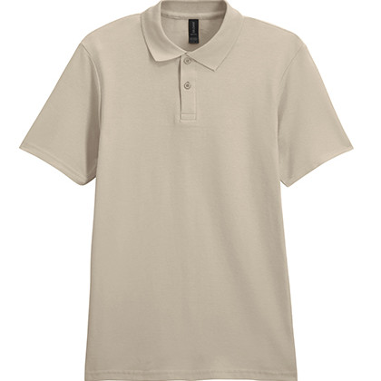Gildan G64800 Poloshirts in Sand
