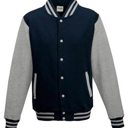 Just Hoods JH043 Jassen in Oxford Navy / Heather Grey