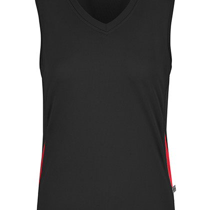 Daiber JN315 T-shirts in Black / Red