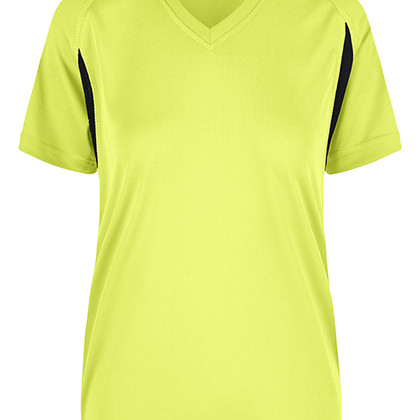 Daiber JN316 T-shirts in Fluo Yellow / Black
