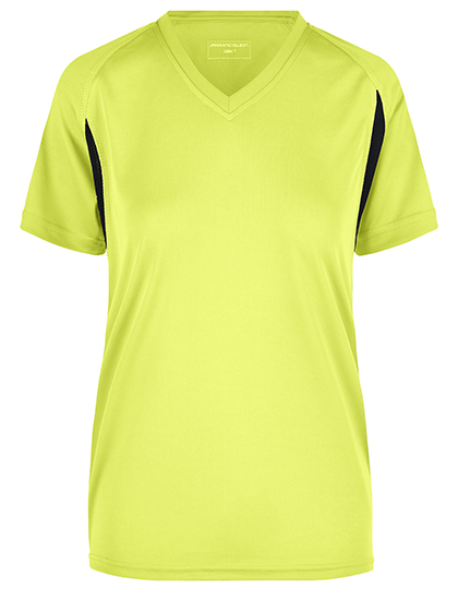 Daiber JN316 T-shirts in Fluo Yellow / Black