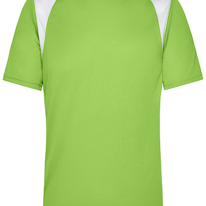 Daiber JN397 T-shirts in Lime Green / White
