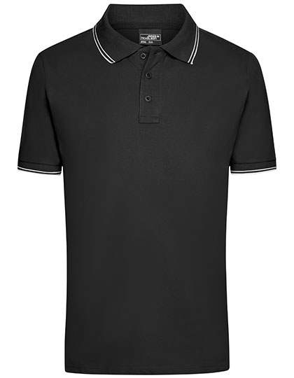 Daiber JN986 Poloshirts in Black / White