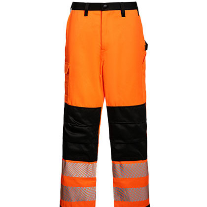 Korntex KX1005 Broeken in Signal Orange / Black