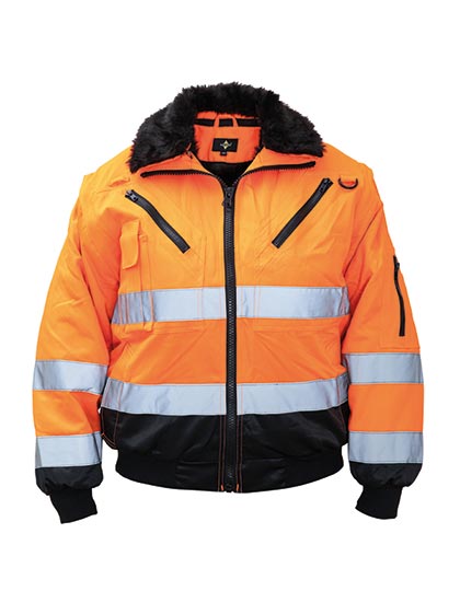 Korntex KX809S Jassen in Signal Orange / Black