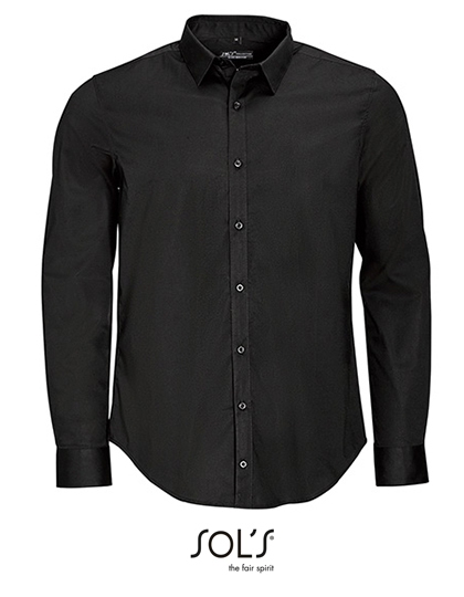 SOL´S L01426 Hemden in Black
