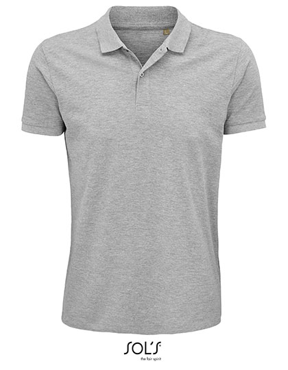 SOL´S L03566 Poloshirts in Grey Melange