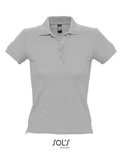 SOL´S L519 Poloshirts in Grey Melange