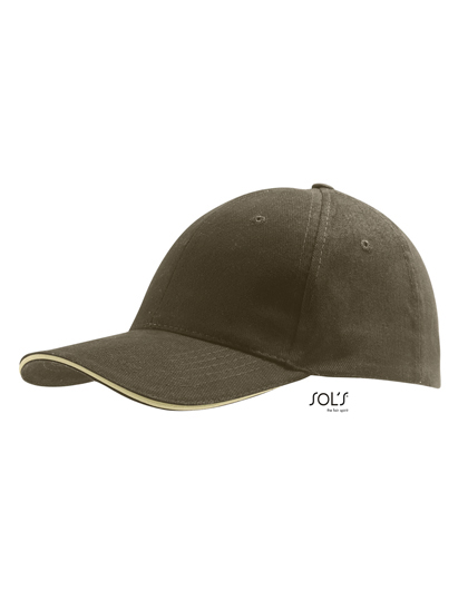SOL´S LC88100 Petten in Army / Beige