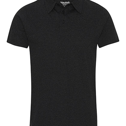 Neutral NE20090 Poloshirts in Black Melange