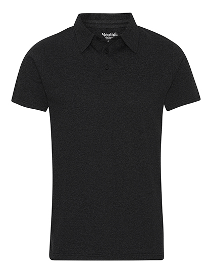 Neutral NE20090 Poloshirts in Black Melange
