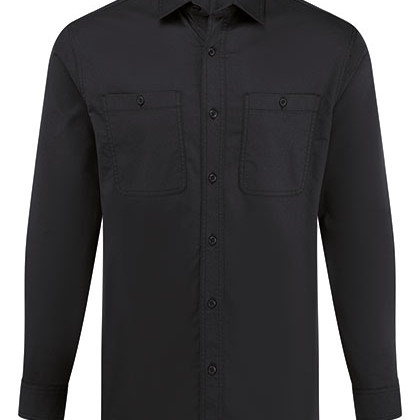 Premier Workwear PW021 Hemden in Black (ca. Pantone Black C)