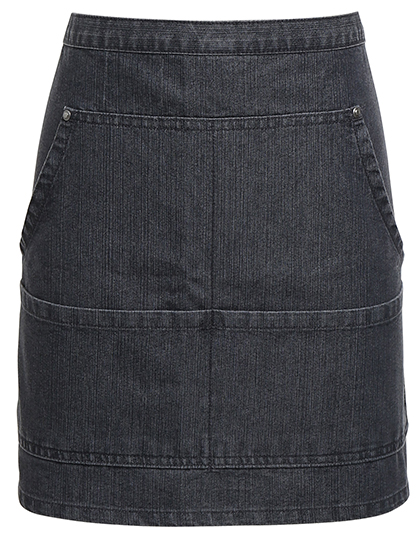 Premier Workwear PW125 Schorten in Black Denim (ca. Pantone 433C)