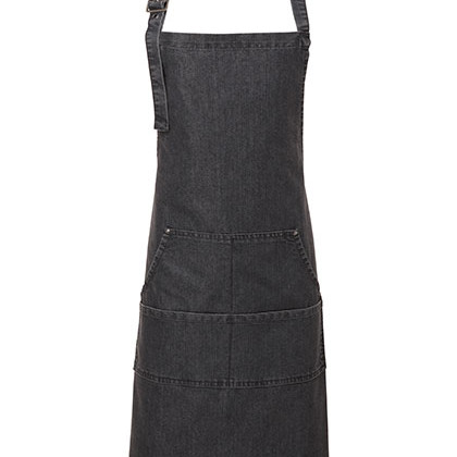 Premier Workwear PW126 Schorten in Black Denim (ca. Pantone 433C)