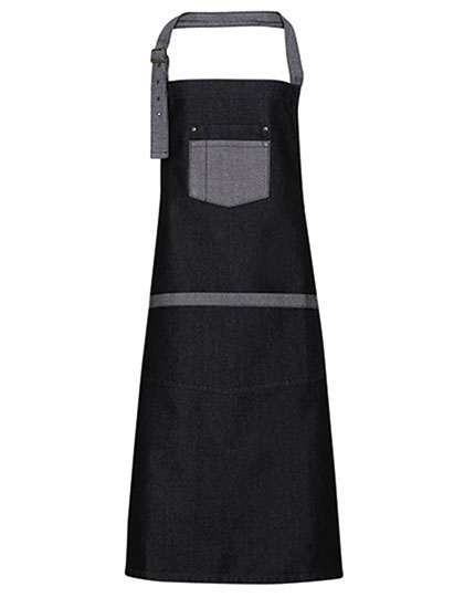 Premier Workwear PW127 Schorten in Black Denim (ca. Pantone 433C)