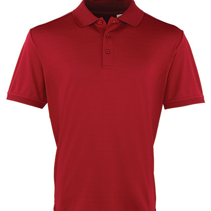 Premier Workwear PW615 Poloshirts in Burgundy (ca. Pantone 216C)